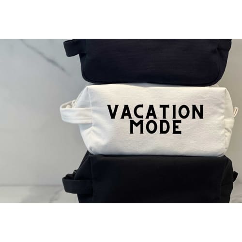 Dopp Travel Bag, "Vacation Mode", Natural